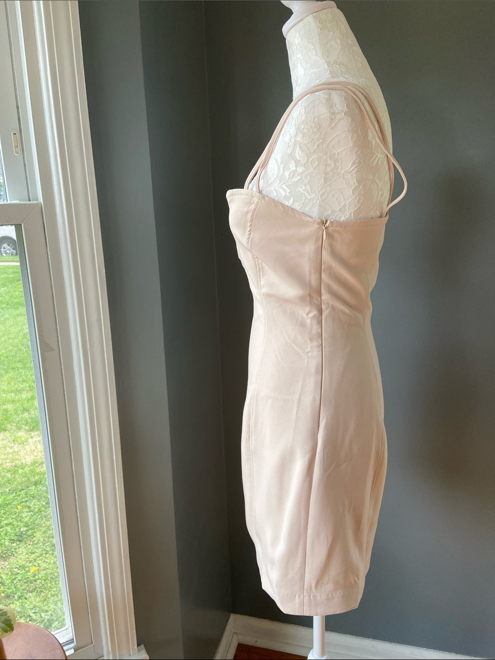 Zara Sweetheart neckline mini dress 🤍 Size Small - Picture 7 of 9